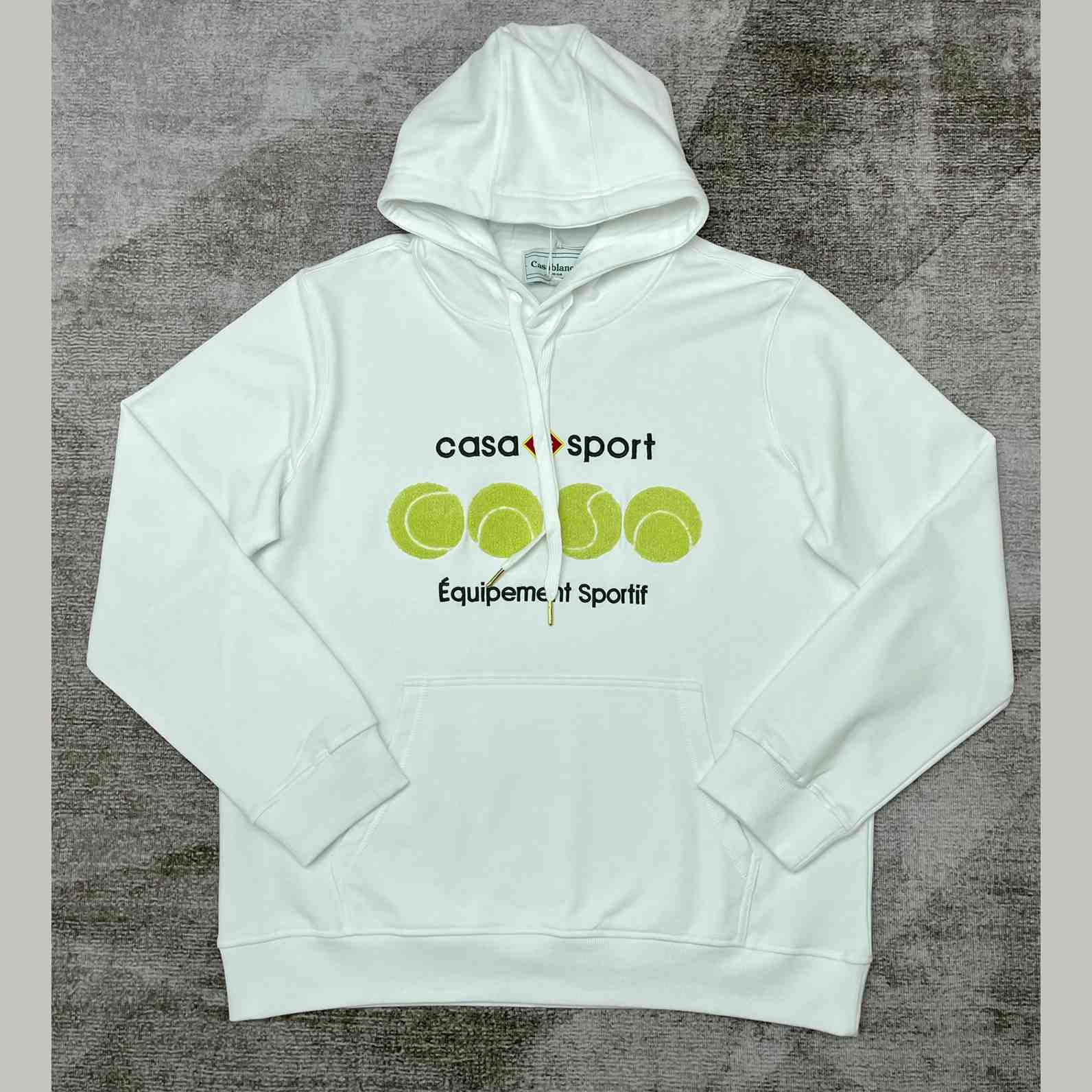 Casablanca Casa Sport Tennis Balls Cotton Hoodie - everydesigner