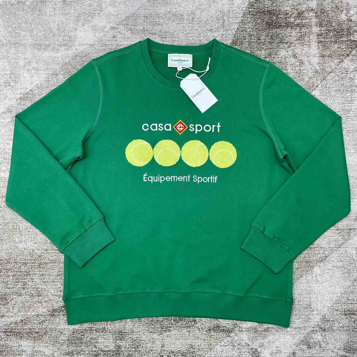 Casablanca Casa Sport Tennis Balls Cotton Sweatshirt - everydesigner