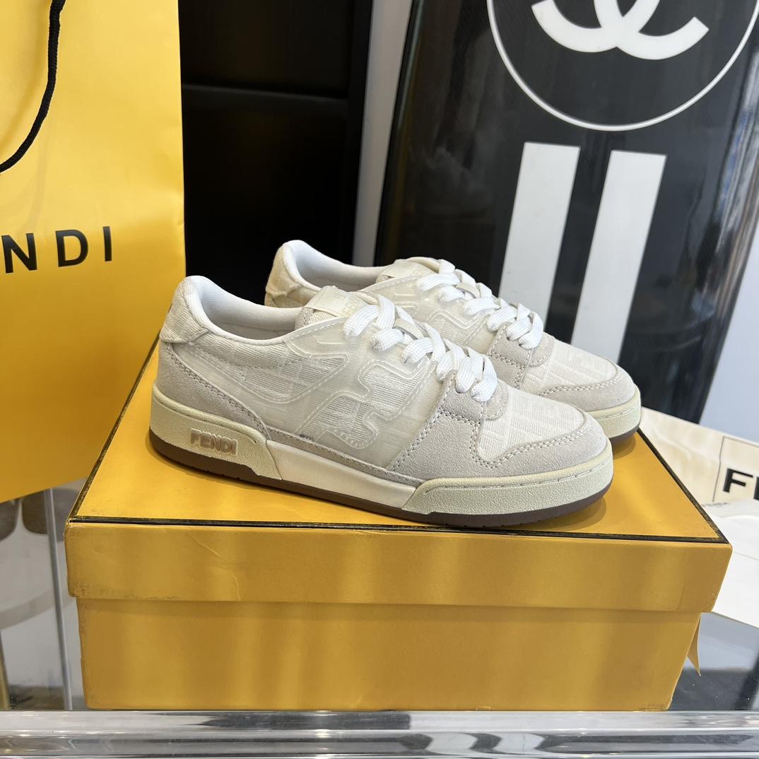 Fendi Fendi Match Lace-up Sneakers - everydesigner