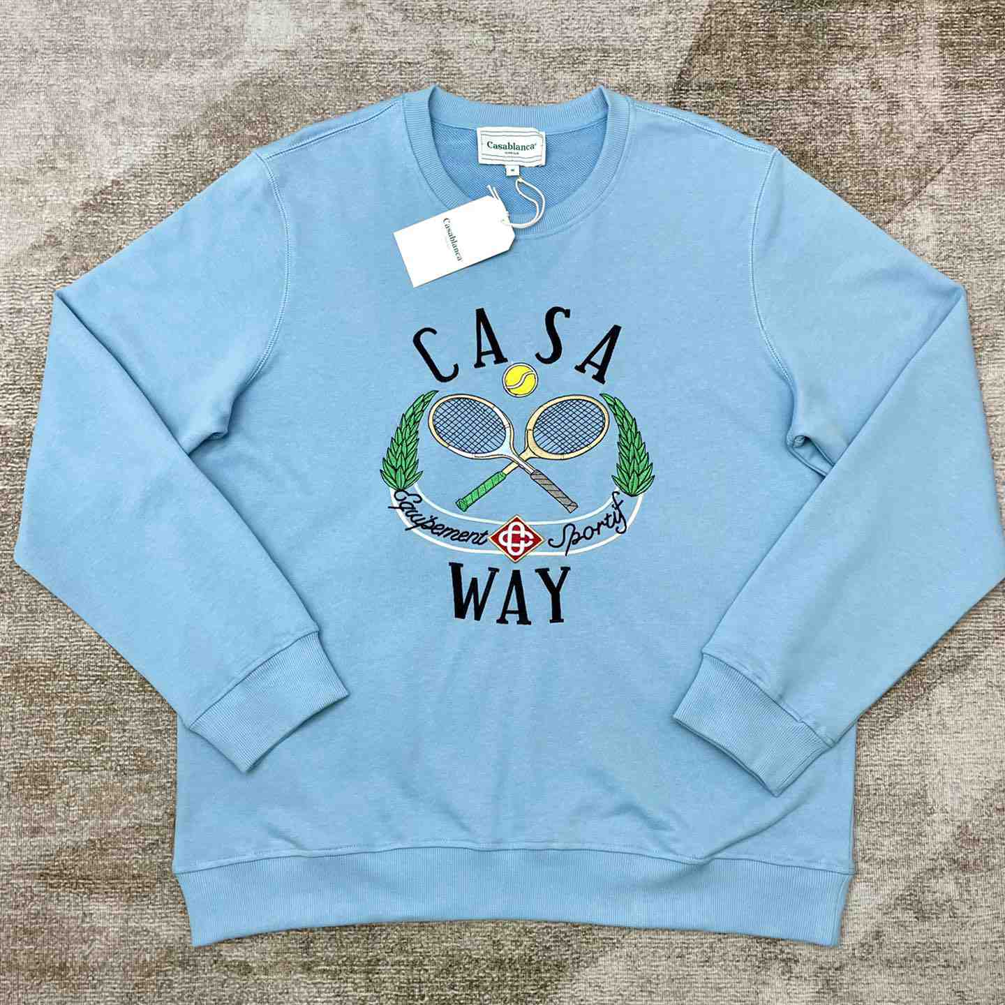 Casablanca Casa Way Embroidered Sweatshirt - everydesigner