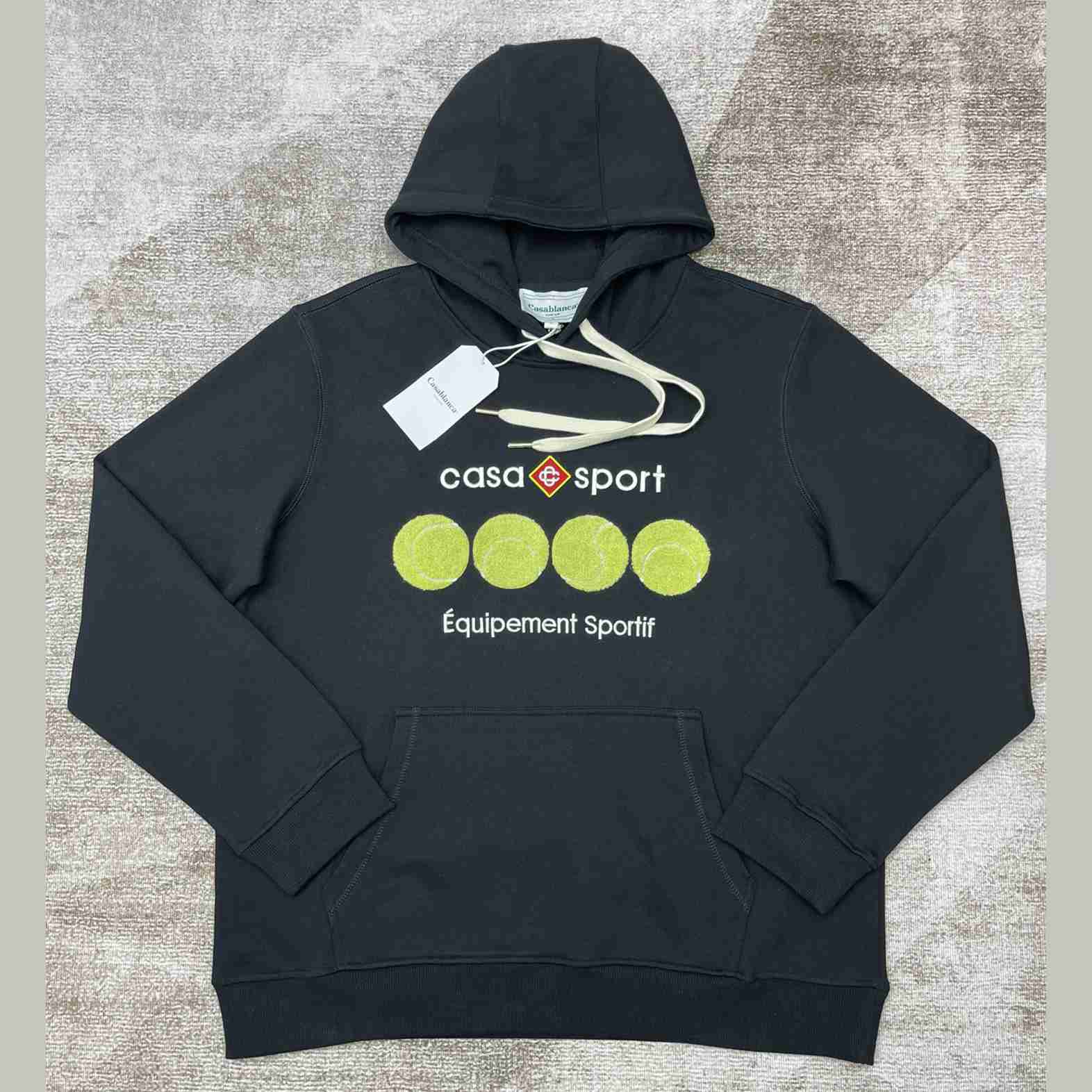 Casablanca Casa Sport Tennis Balls Cotton Hoodie - everydesigner