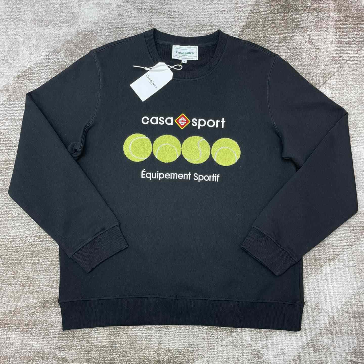 Casablanca Casa Sport Tennis Balls Cotton Sweatshirt - everydesigner