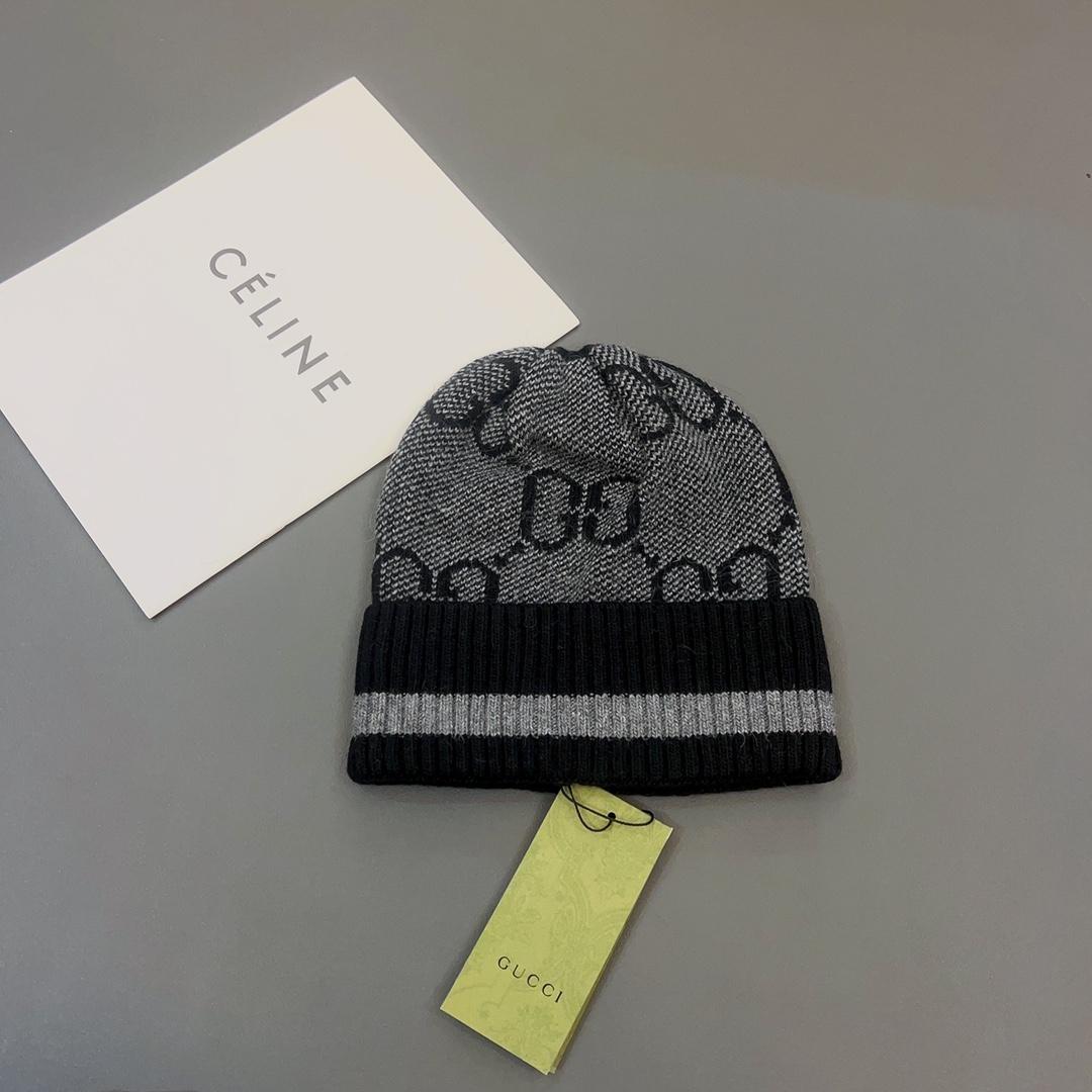 Gucci GG Knit Cashmere Hat - everydesigner