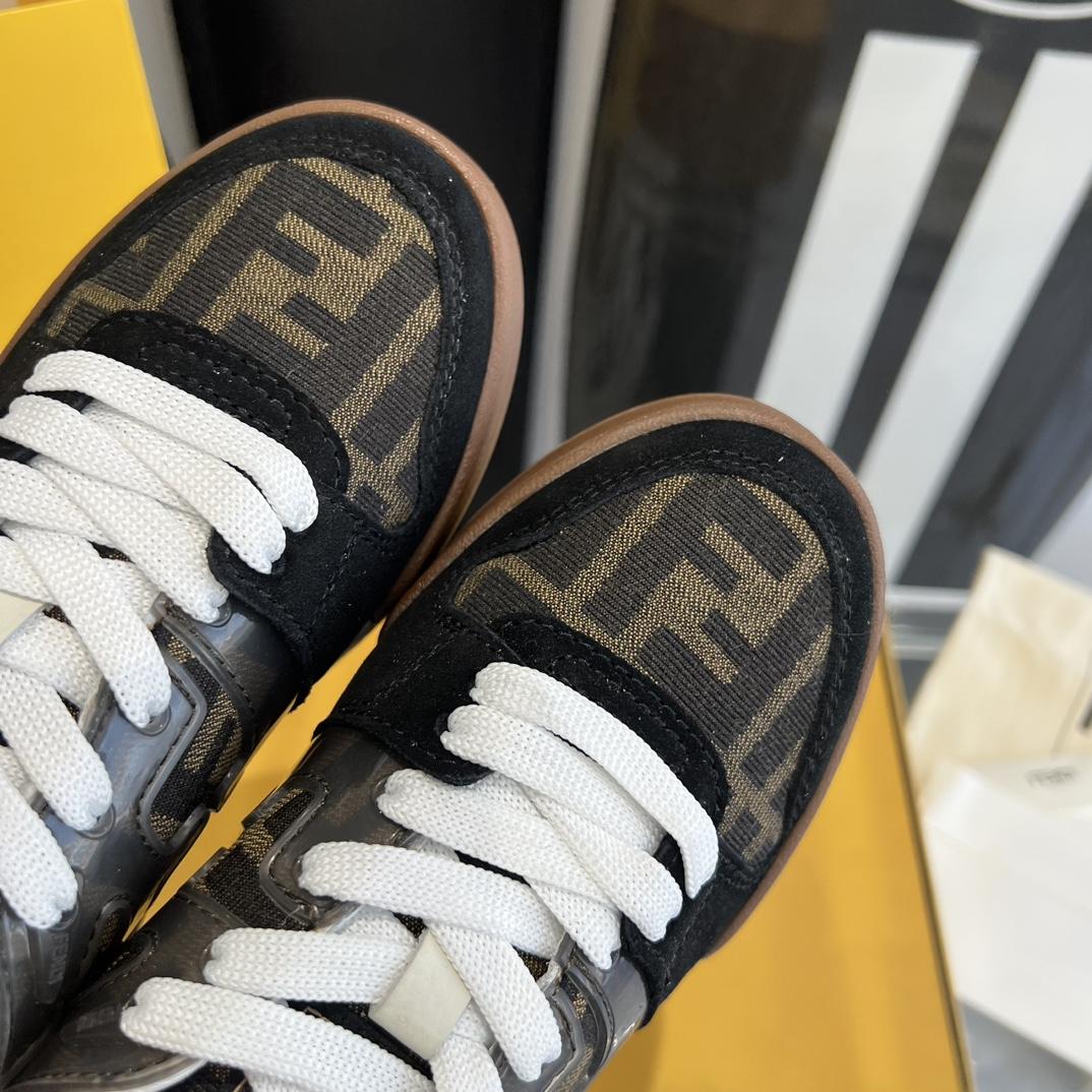 Fendi Fendi Match Lace-up Sneakers - everydesigner