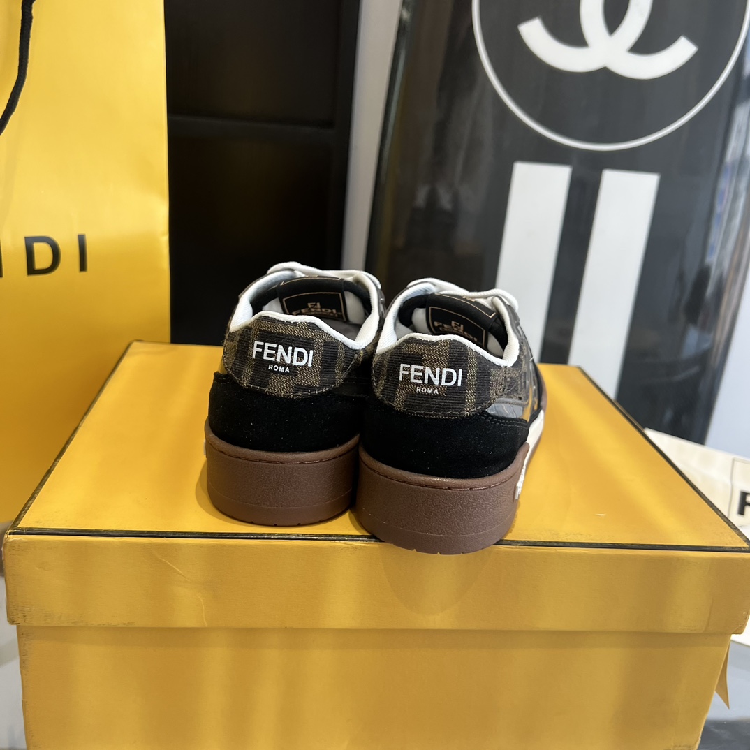 Fendi Fendi Match Lace-up Sneakers - everydesigner