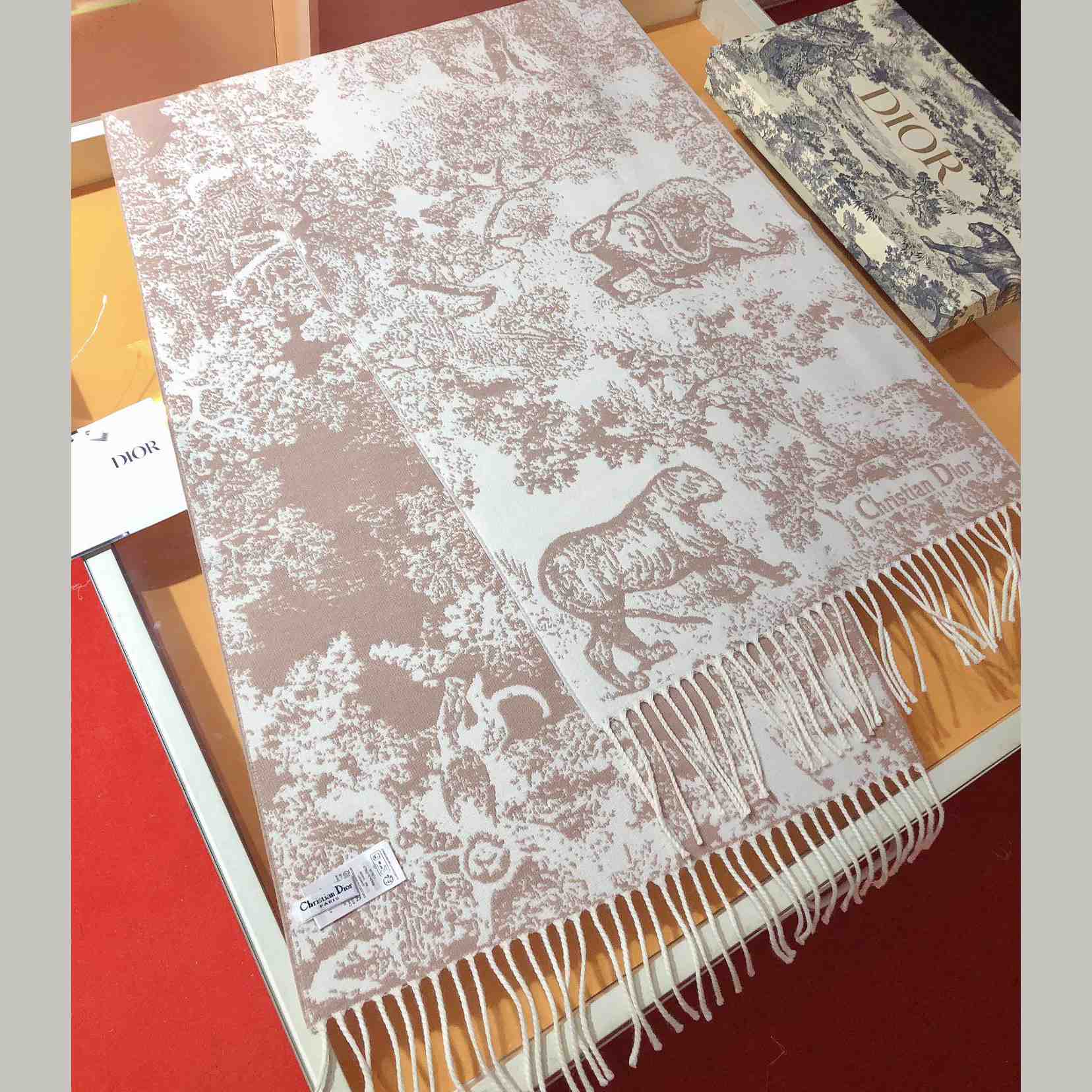 Dior Toile De Jouy Sauvage Scarf  - everydesigner