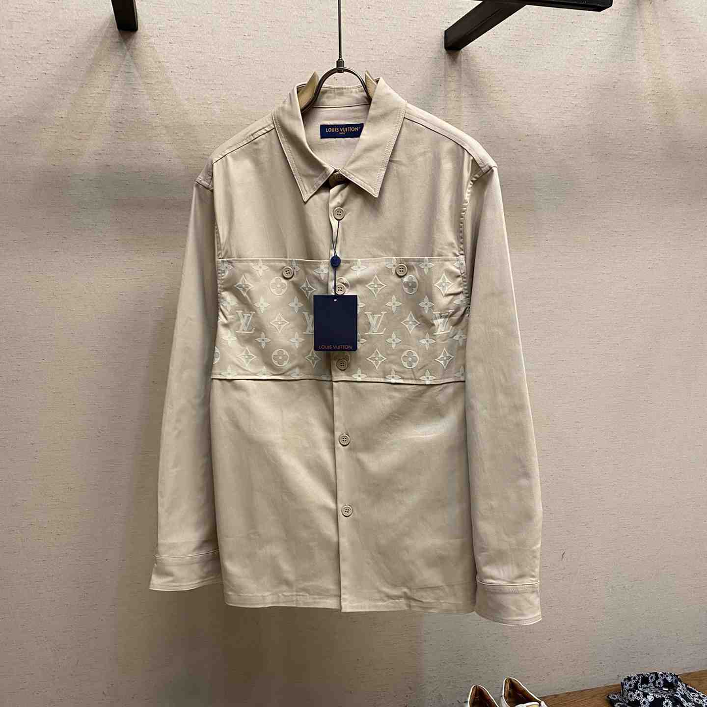 Louis Vuitton Flocked Casual Cotton Overshirt - everydesigner