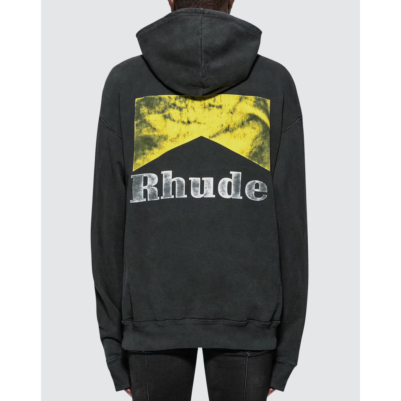 Rhude Logo-print Cotton Hoodie - everydesigner