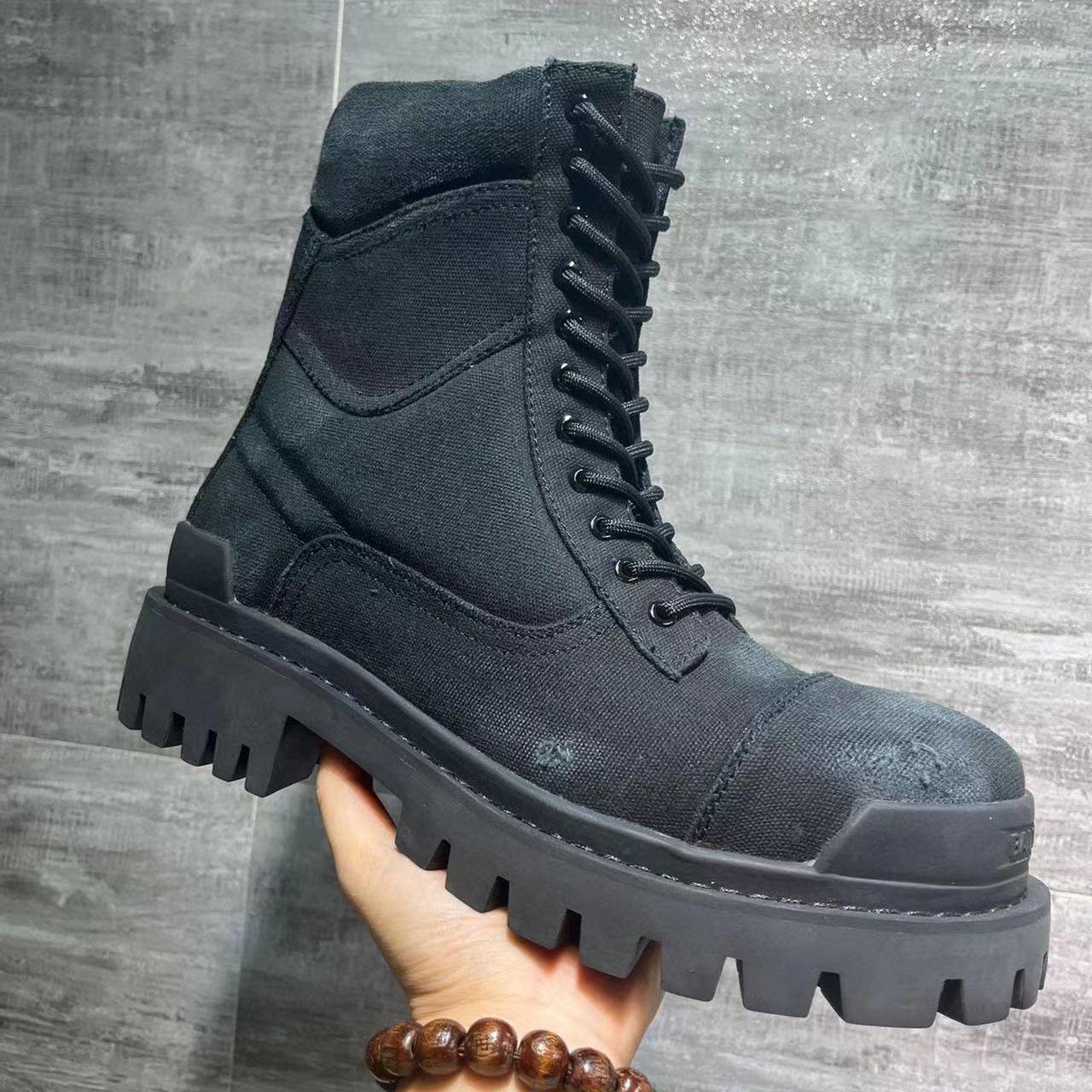 Balenciaga Men's Combat Strike 20mm Boot - everydesigner