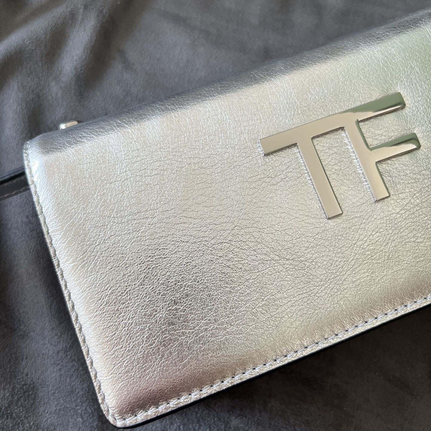 Tom Ford Leather TF Bag    18*9*3cm - everydesigner