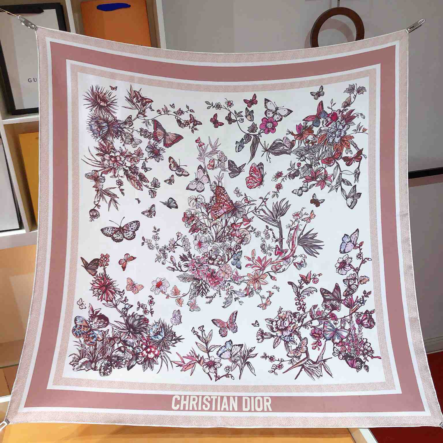 Dior Toile De Jouy Mexico 90 Square Scarf - everydesigner