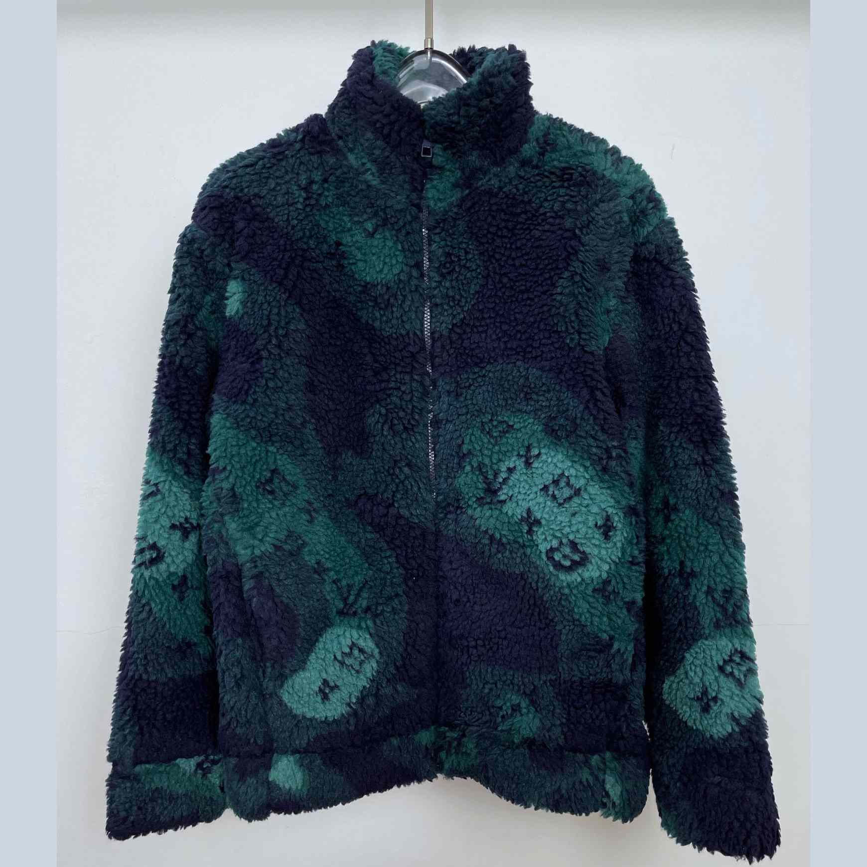 Louis Vuitton Monogram Camo Fleece Blouson     1AATYR - everydesigner