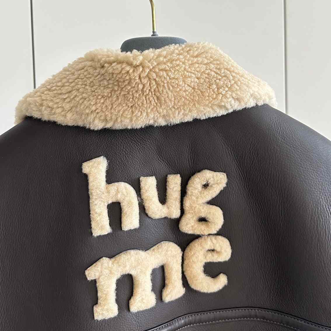 Moschino 'Hug Me' Leather Jacket - everydesigner