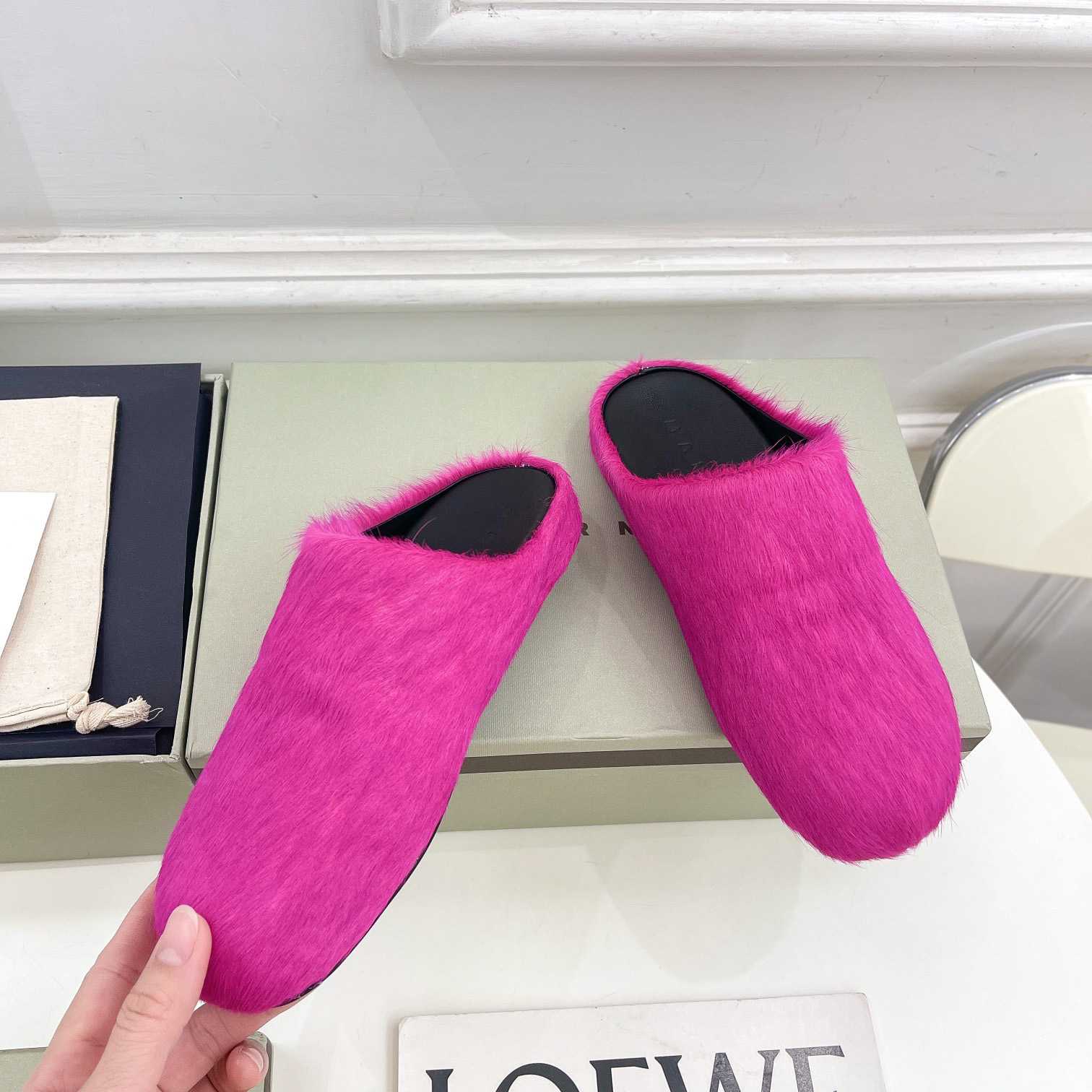 Marni Fussbett Slip-On Flat Mules - everydesigner