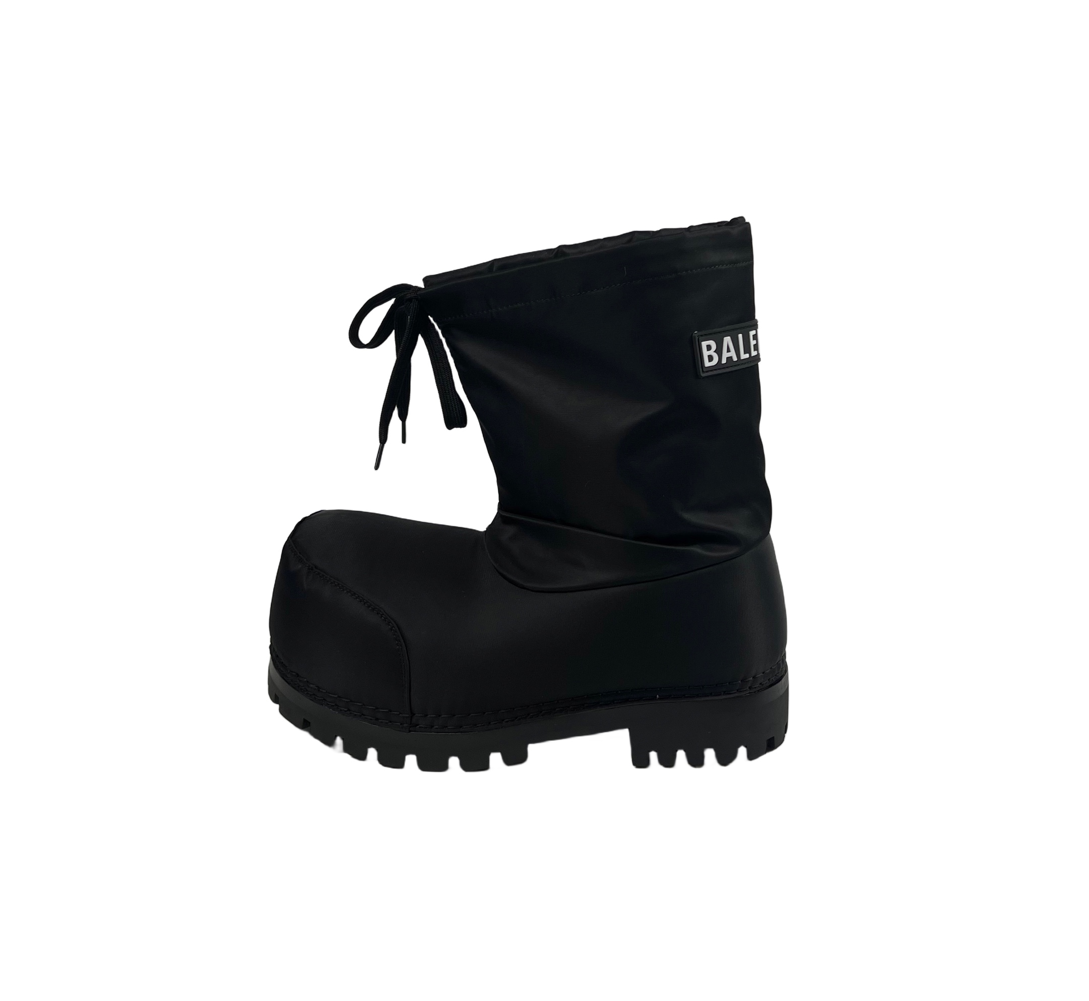 Balenciaga Alaska Low Boot In Black Nylon - everydesigner