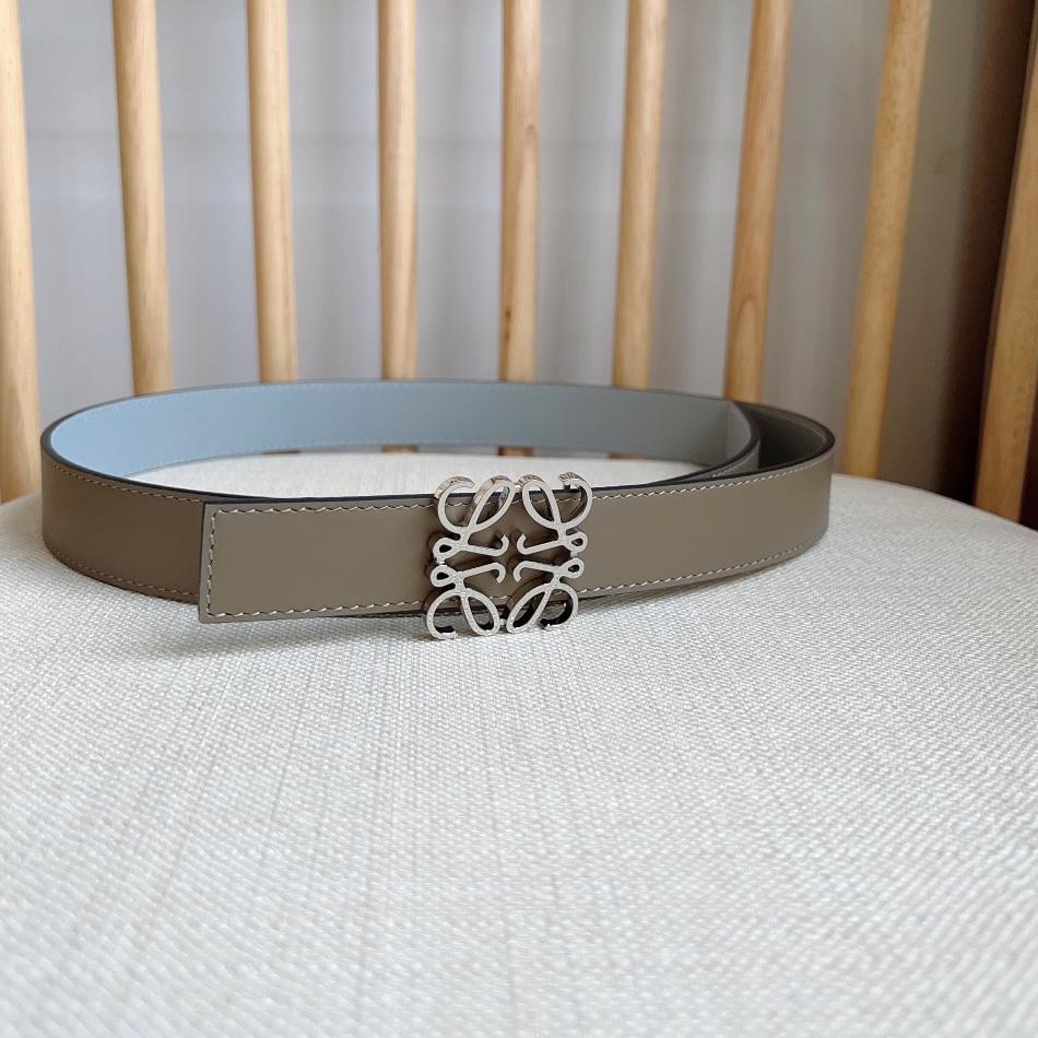 Loewe Reversible Anagram Belt In Smooth Calfskin - everydesigner