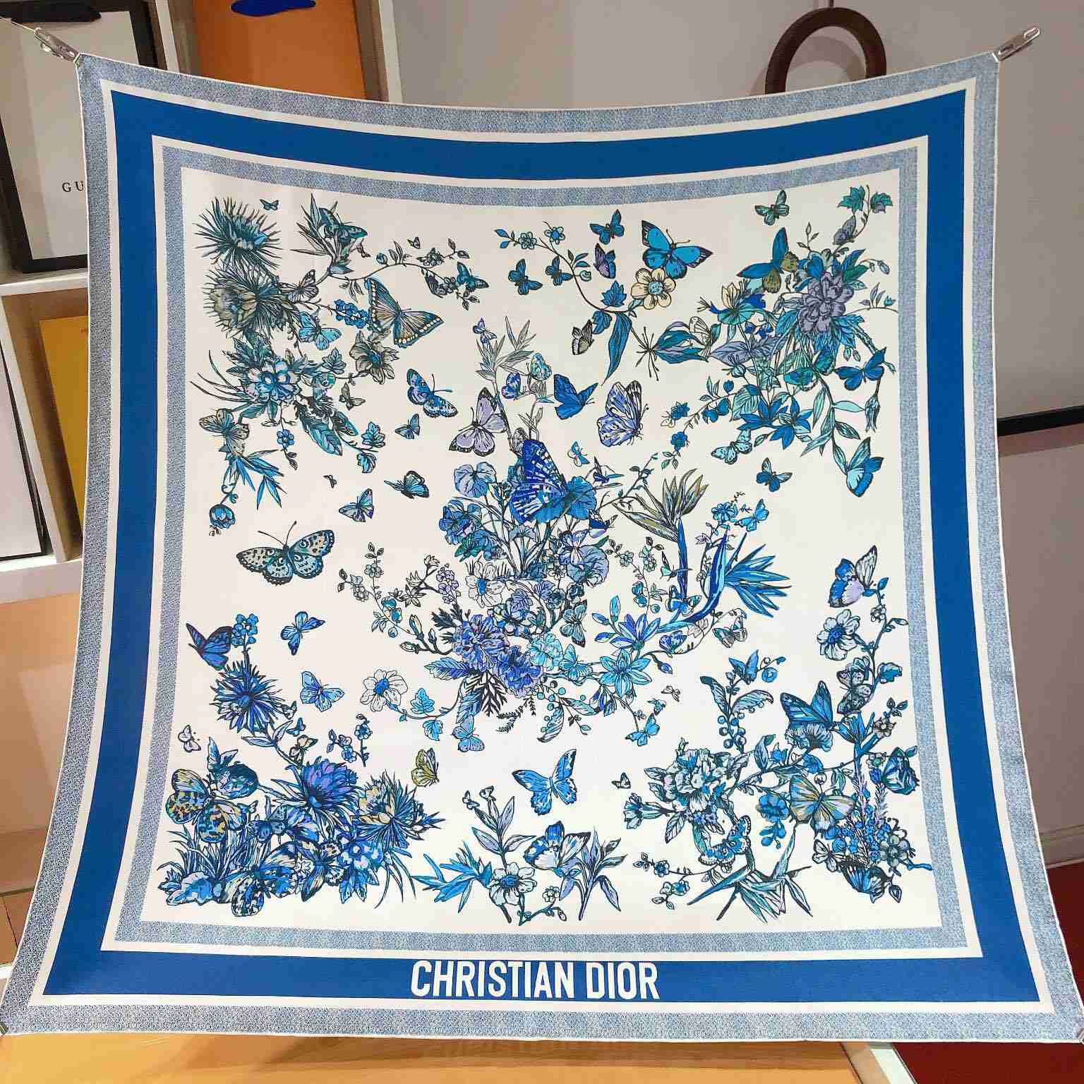 Dior Toile De Jouy Mexico 90 Square Scarf - everydesigner