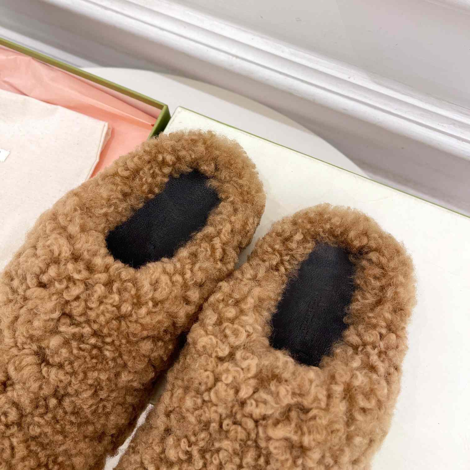 Marni Lamb Fur Mules - everydesigner