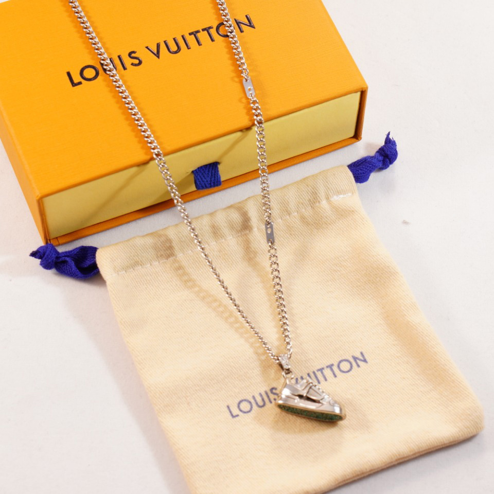 Louis Vuitton LV Trainer Strass Necklace    M01388 - everydesigner