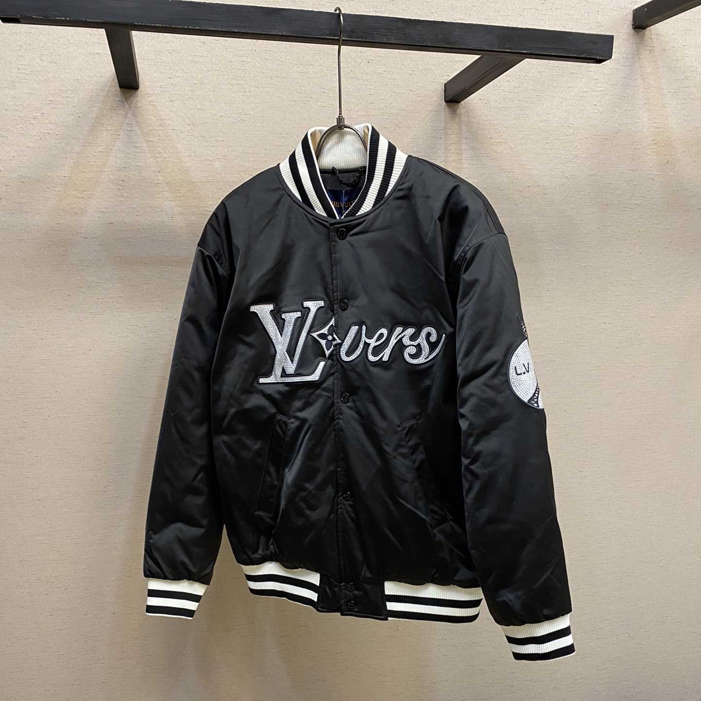 Louis Vuitton Embroidered Nylon Baseball Blouson   1AFHWZ - everydesigner