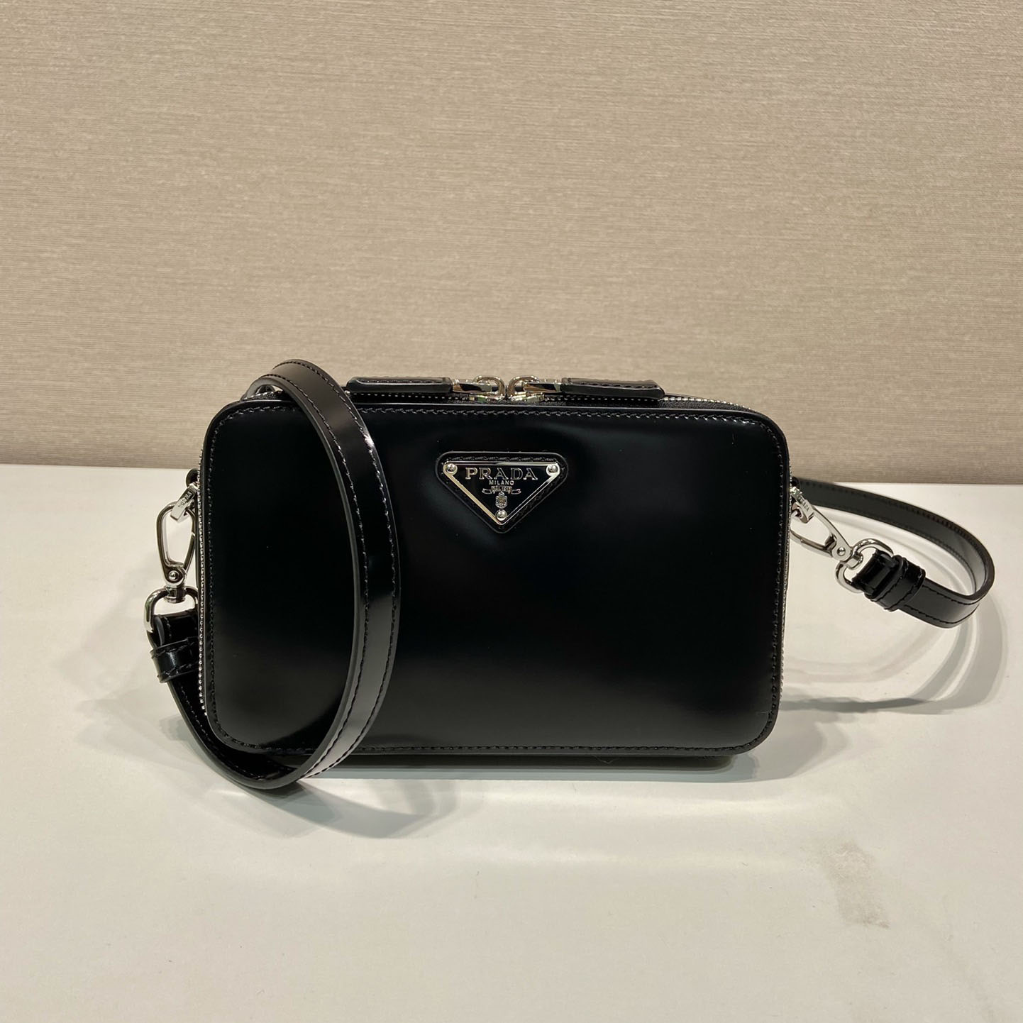 Prada Brique Brushed Leather Bag - everydesigner