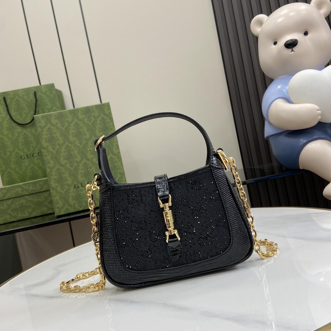 Gucci Jackie 1961 GG Crystal Mini Bag - everydesigner