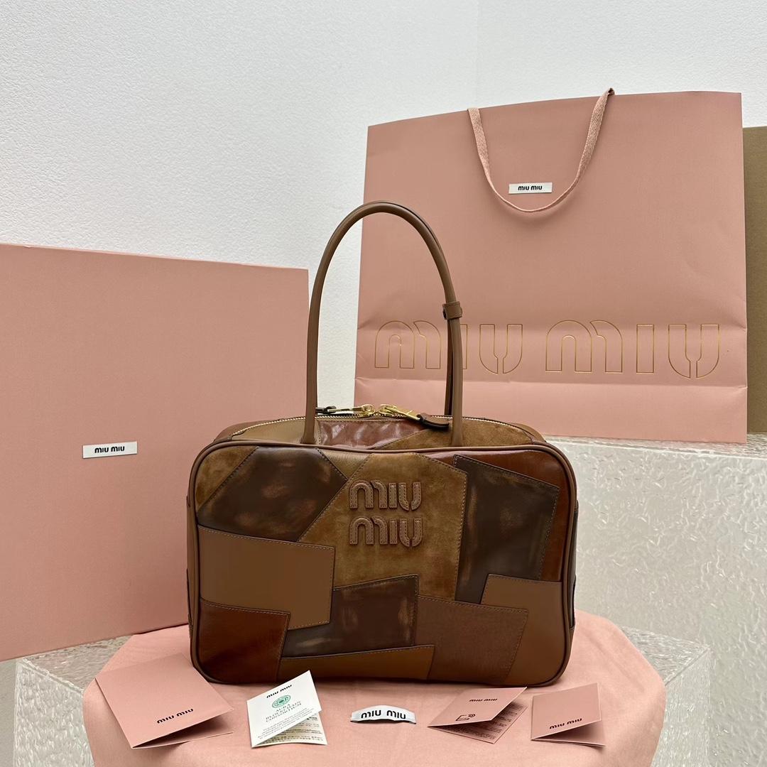 Miu Miu Leather Patchwork Bag - everydesigner