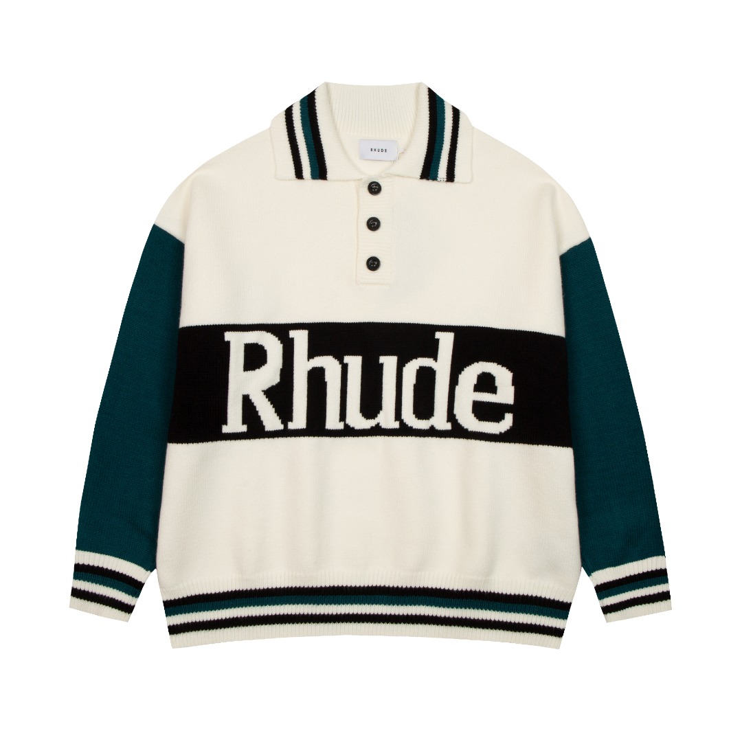 Rhude Jacquard Polo - everydesigner