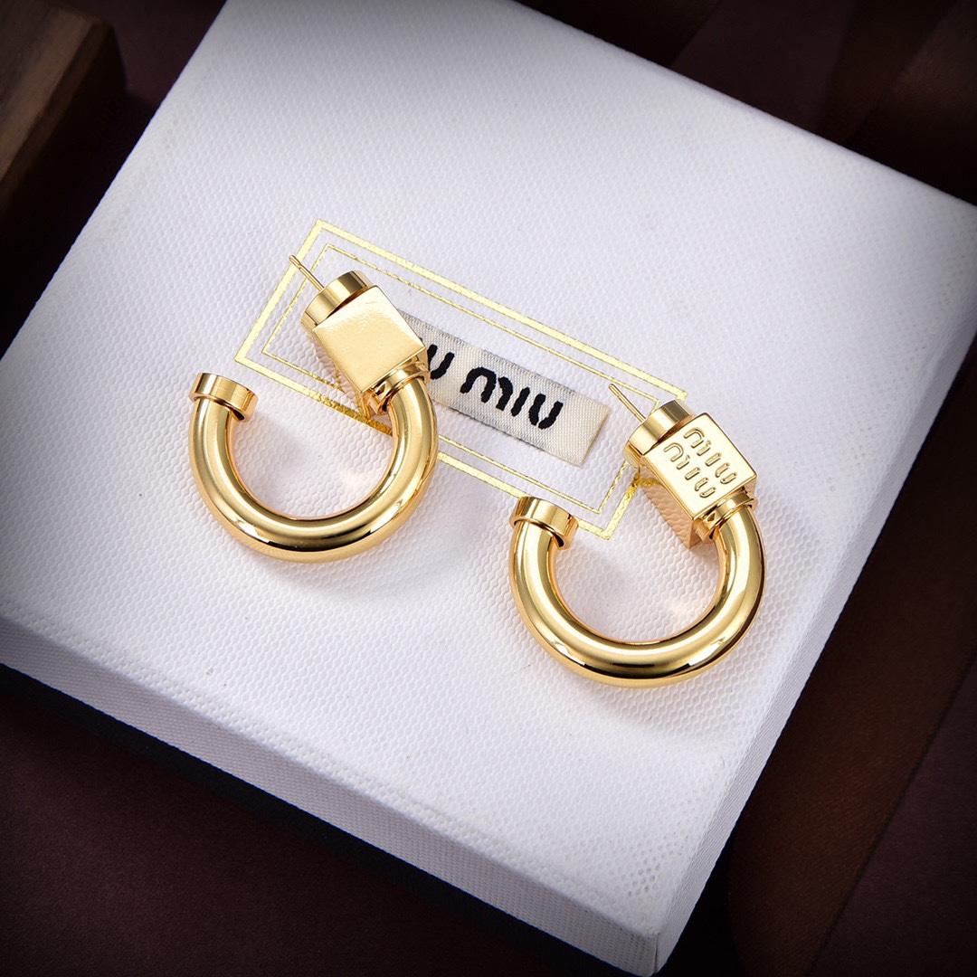 Miu Miu Metal Earrings - everydesigner