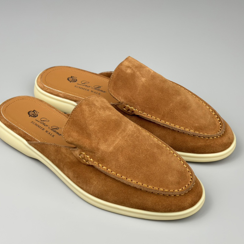 Loro Piana Babouche Walk Loafers - everydesigner