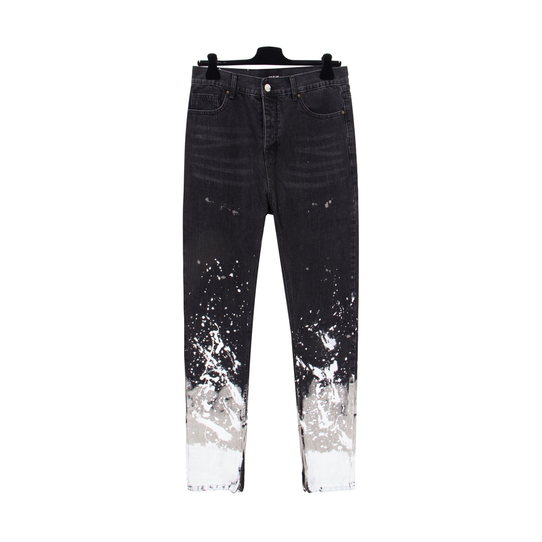 Fear Of God Denim Zip Detail Painters Selvedge Jeans - everydesigner