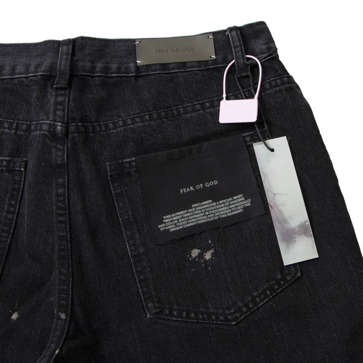 Fear Of God Denim Zip Detail Painters Selvedge Jeans - everydesigner