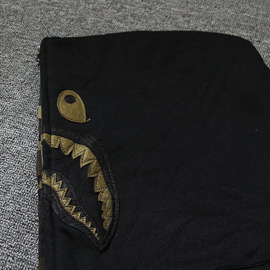 Bape x Undwoodland Camo Shark Hoodie - everydesigner