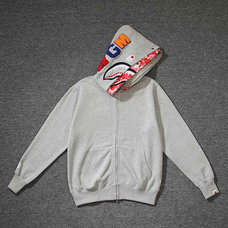 Bape Shark Zip Double Hoodie - everydesigner