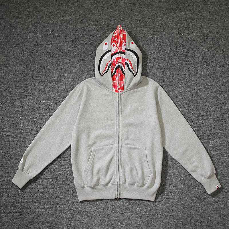 Bape Shark Zip Double Hoodie - everydesigner