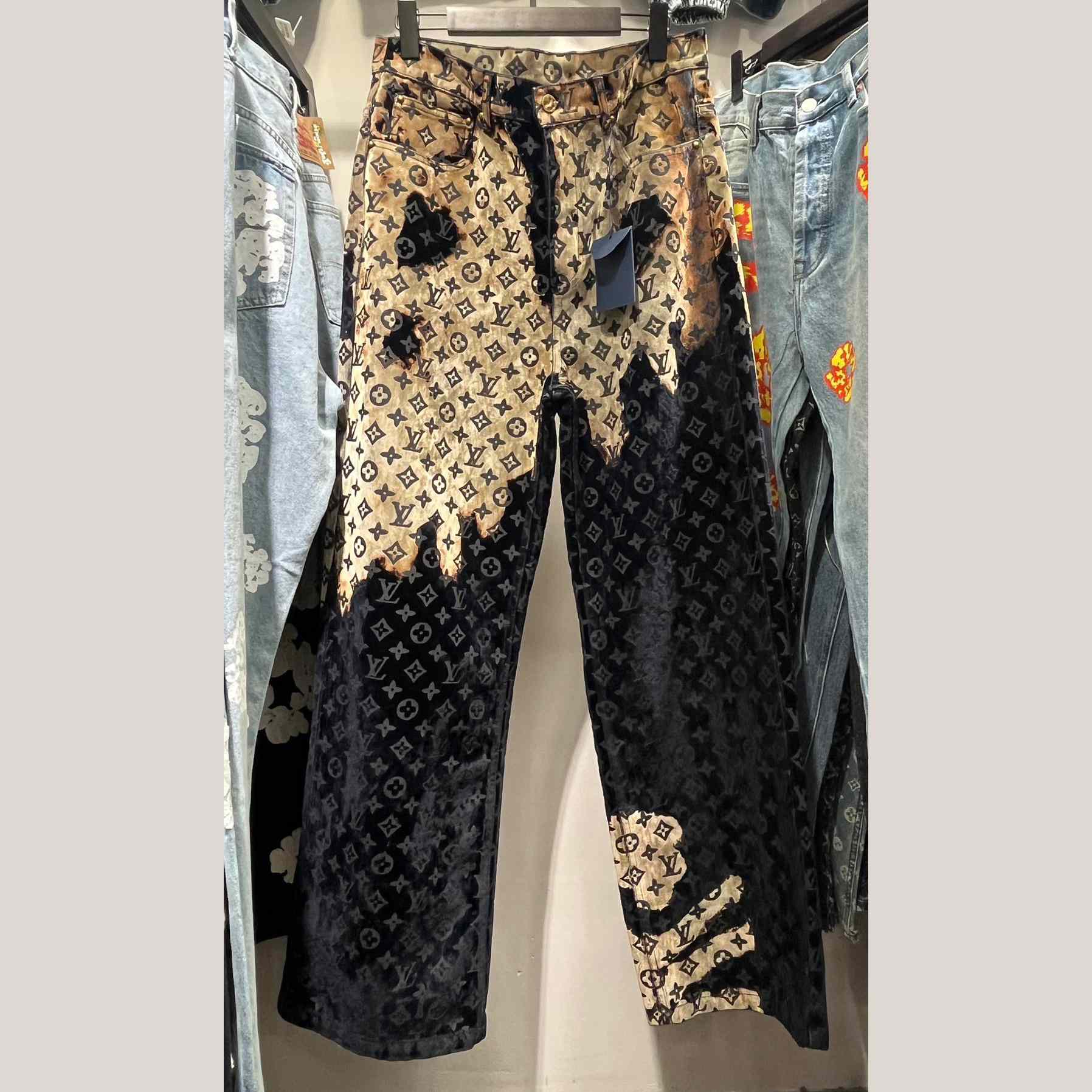 Louis Vuitton Monogram Denim Pants   1AFACI - everydesigner