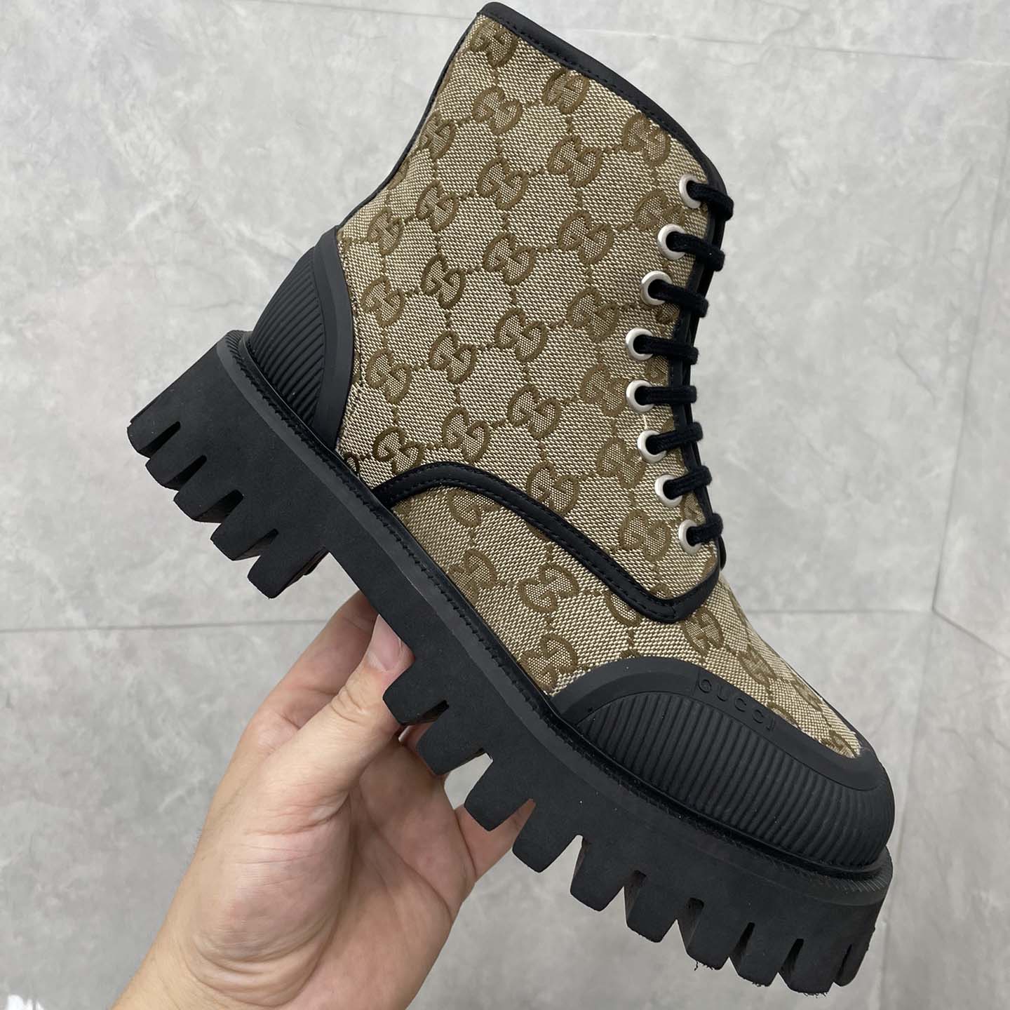 Gucci GG Canvas Boots  - everydesigner