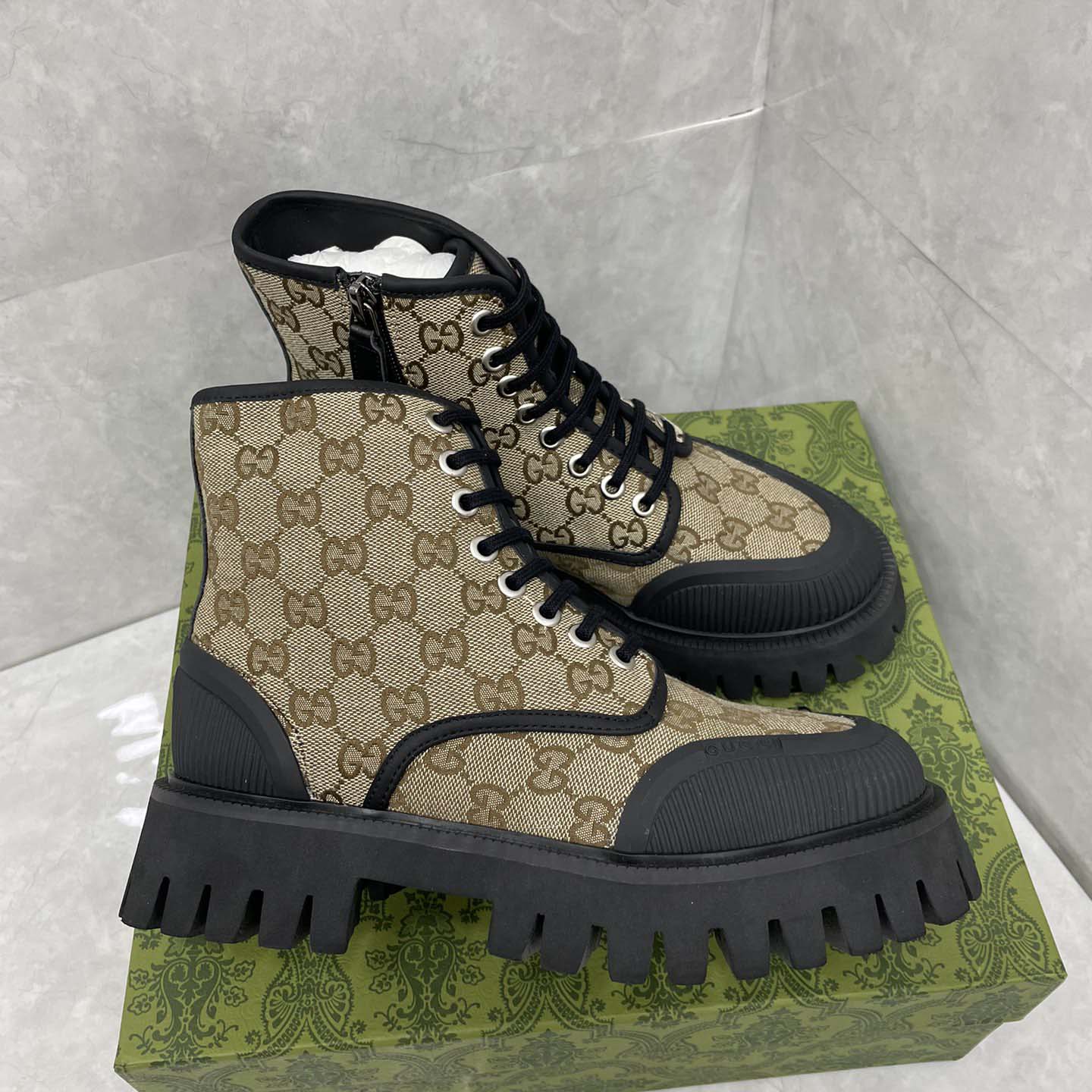 Gucci GG Canvas Boots  - everydesigner