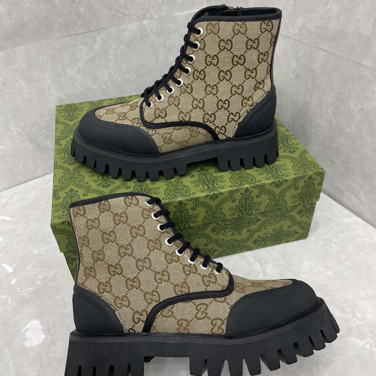 Gucci GG Canvas Boots  - everydesigner