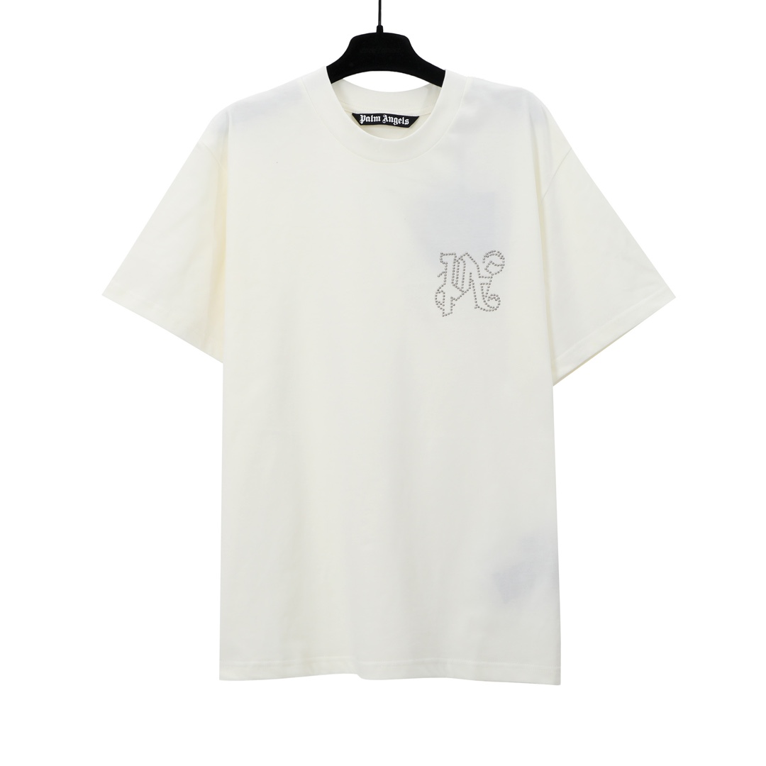  Palm Angels Stud-logo T-shirt - everydesigner