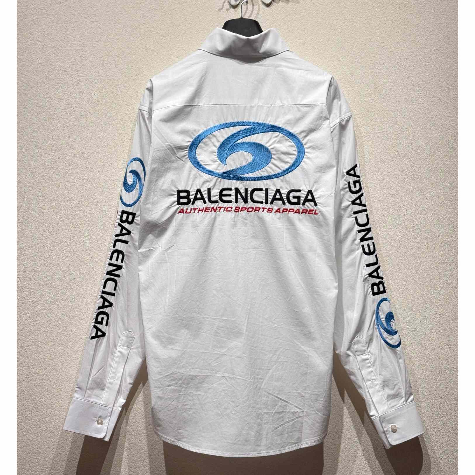 Balenciaga Long Sleeve Large Fit Shirt - everydesigner