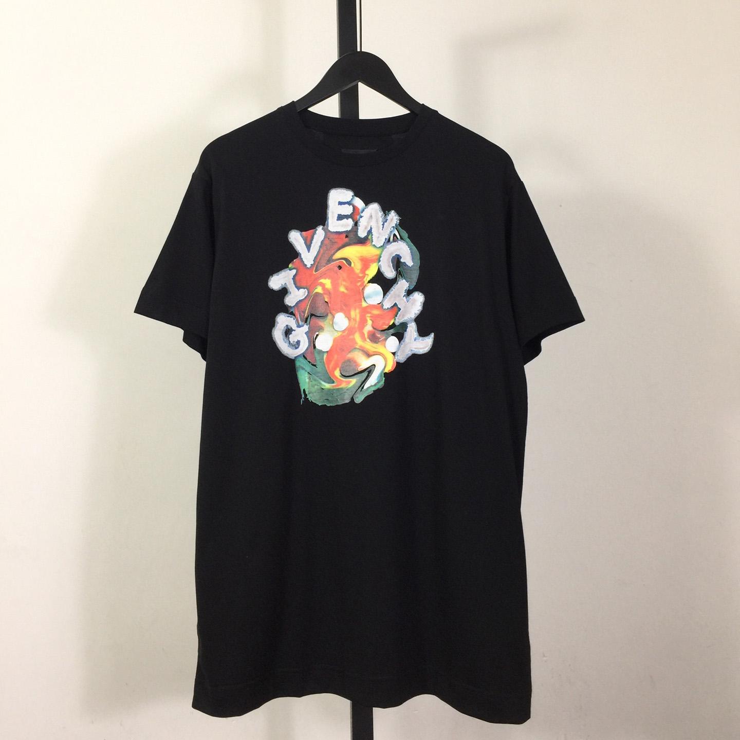 Givenchy Psychedelic oversized t-shirt in cotton - everydesigner