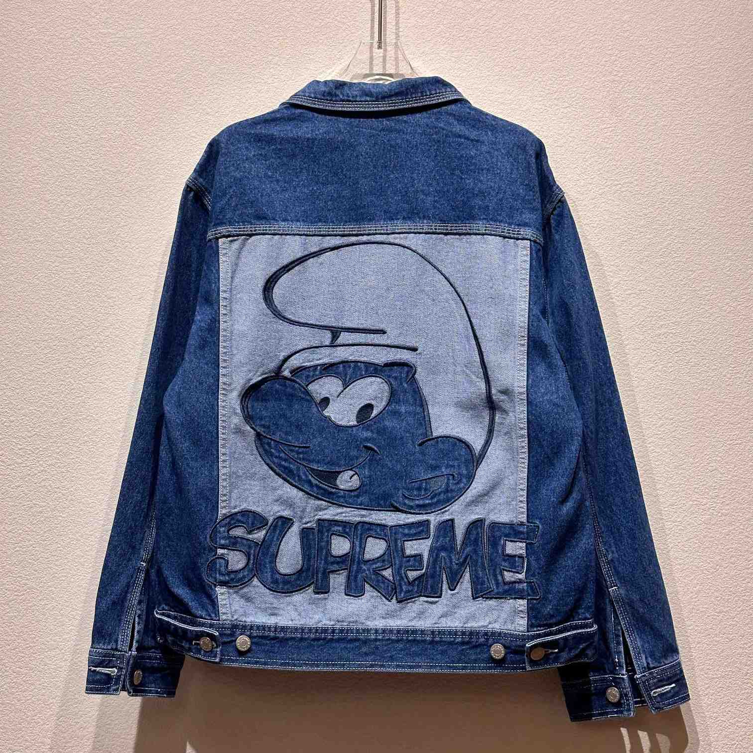 Supreme Studded Denim Trucker Jacket - everydesigner