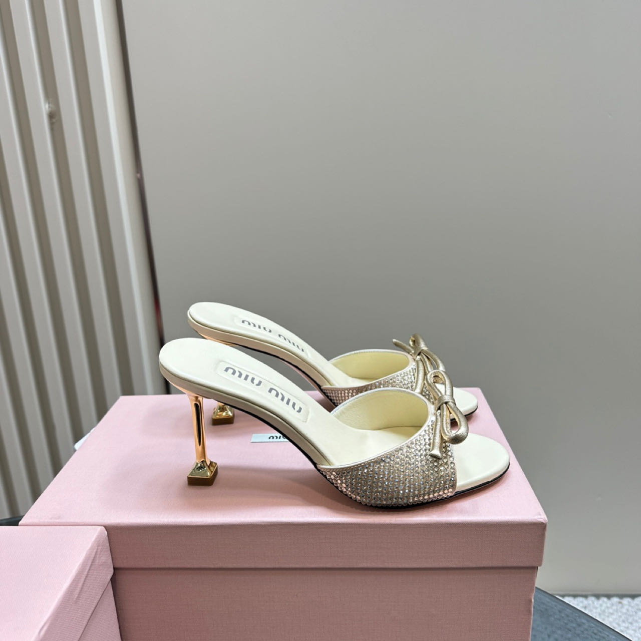 Miu Miu Satin Sandals - everydesigner