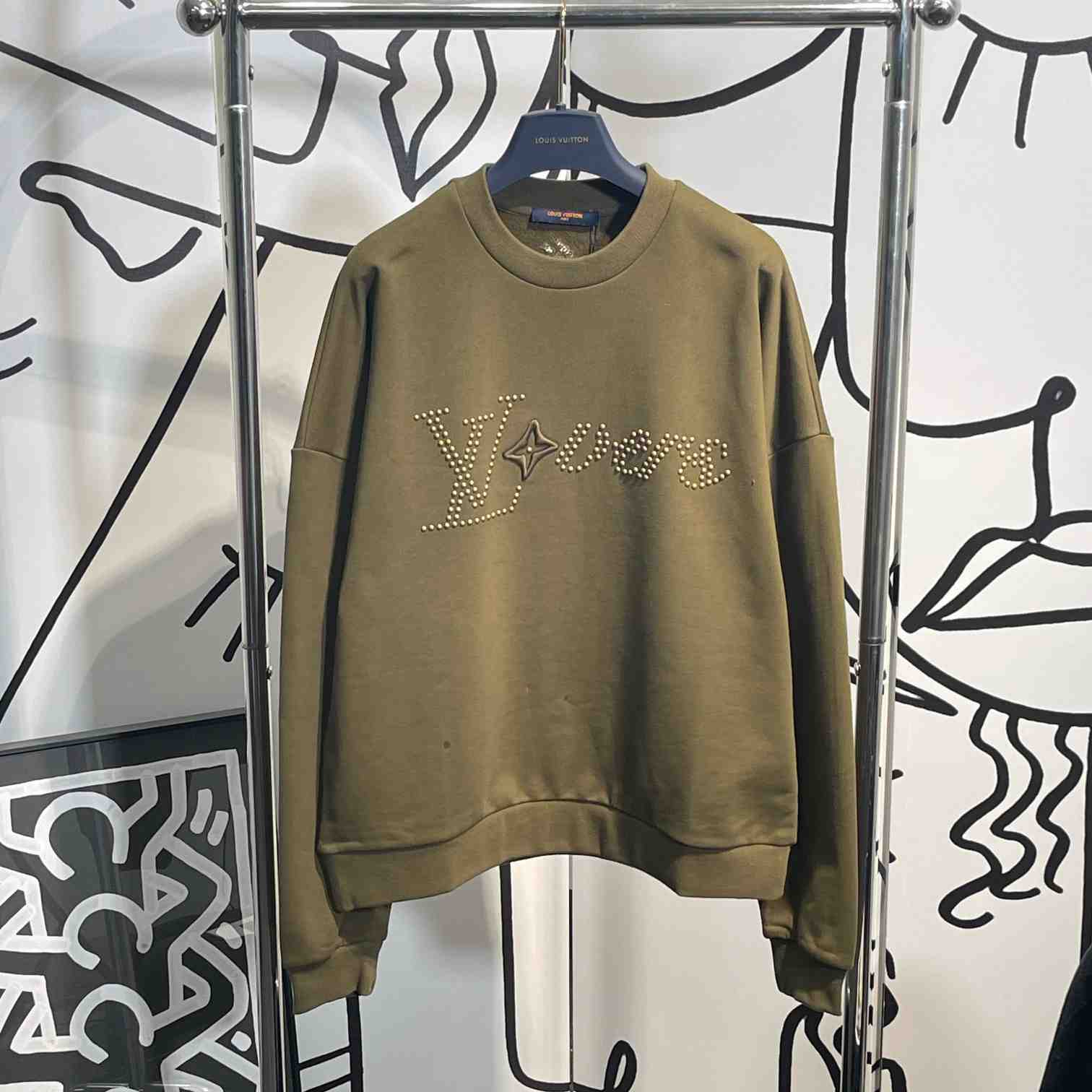 Louis Vuitton Cotton Signature Crewneck   1AFJH7 - everydesigner