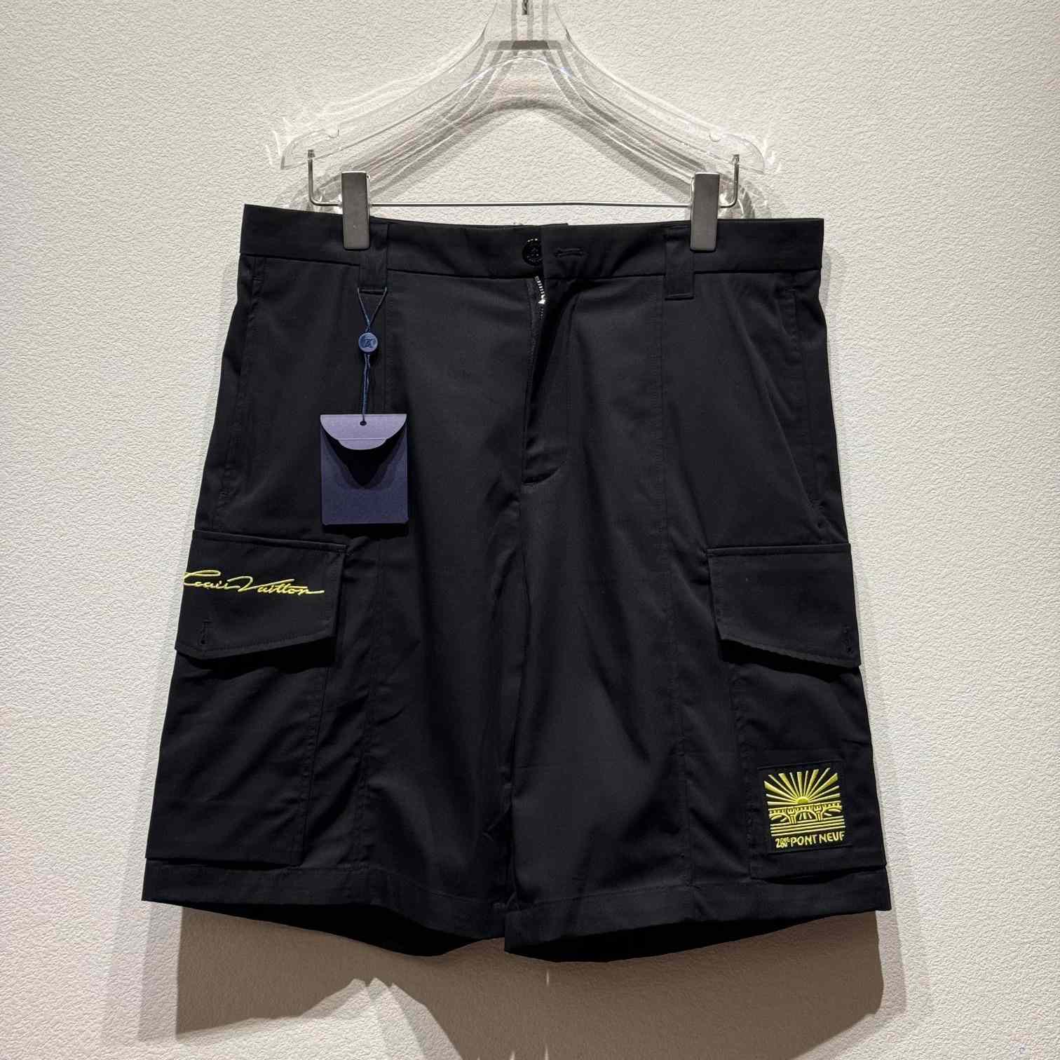 Louis Vuitton Embroidered Cotton Cargo Shorts    - everydesigner