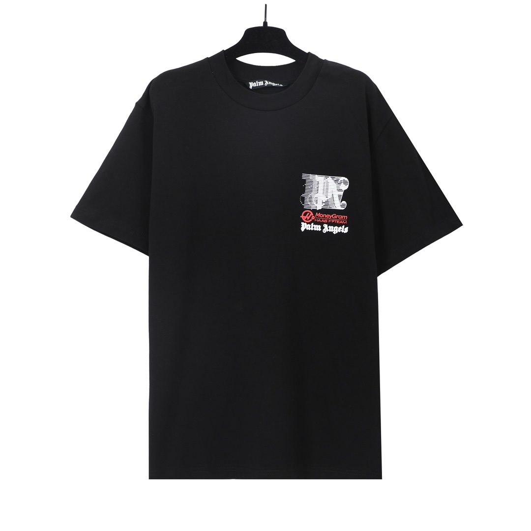  Palm Angels x Haas Racing Club Cotton T-shirt - everydesigner