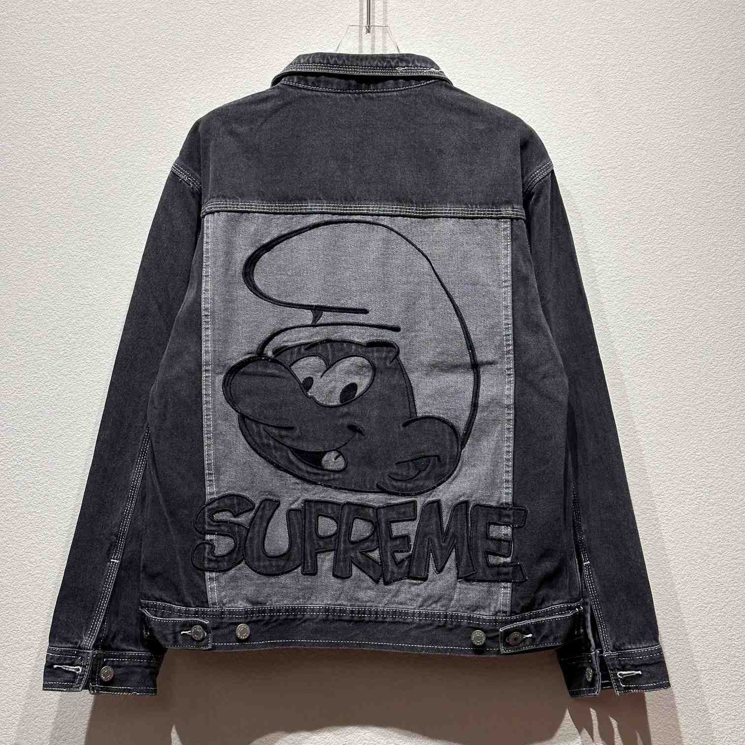 Supreme Studded Denim Trucker Jacket - everydesigner