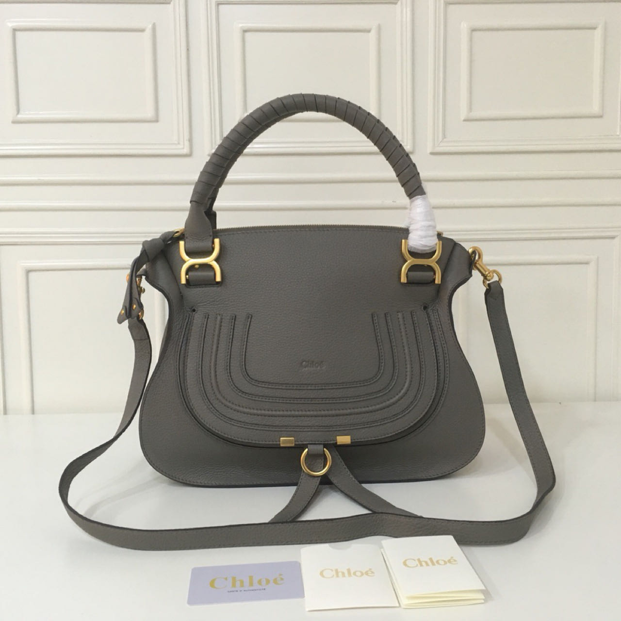 Chloe Small Marcie Double Carry Bag (36-12-28cm) - everydesigner