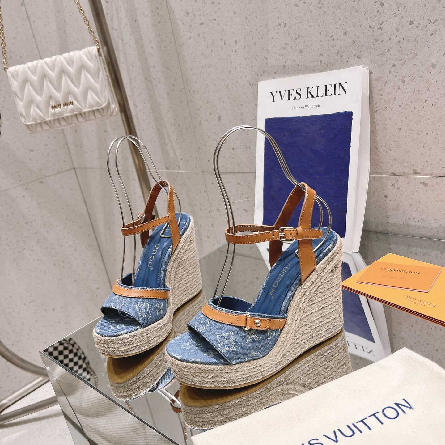 Louis Vuitton Helios Wedge Sandal   - everydesigner